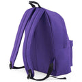 Purple - Back - Bagbase Original Fashion Backpack