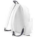 White-Graphite - Back - Bagbase Original Fashion Backpack