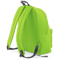 Lime-Graphite - Back - Bagbase Original Fashion Backpack