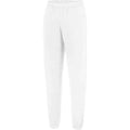 Arctic White - Front - Awdis Mens College Cuffed Ankle Jogging Bottoms