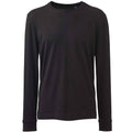 Black - Front - Anthem Mens Long-Sleeved T-Shirt