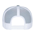 Grey-White Heather - Back - Flexfit Retro Two Tone Trucker Cap