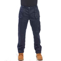 Navy - Back - Portwest Mens Slate Holster Work Trousers