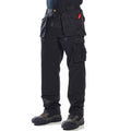 Black - Back - Portwest Mens Slate Holster Work Trousers