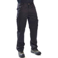 Black - Side - Portwest Mens Slate Holster Work Trousers