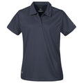 Navy - Front - Stormtech Womens-Ladies Apollo Polo Shirt