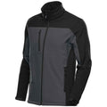 Dolphin-Black - Back - Stormtech Mens Cascades Soft Shell Jacket