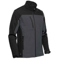 Dolphin-Black - Side - Stormtech Mens Cascades Soft Shell Jacket