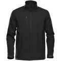 Black - Front - Stormtech Mens Cascades Soft Shell Jacket