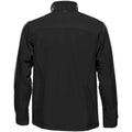 Black - Back - Stormtech Mens Cascades Soft Shell Jacket