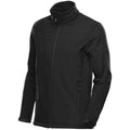 Black - Side - Stormtech Mens Cascades Soft Shell Jacket