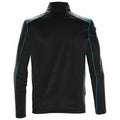 Black-Electric Blue - Lifestyle - Stormtech Mens Pulse Zip Neck Fleece Top