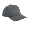 Light Graphite - Front - Beechfield Urbanwear 5 Panel Snapback Cap