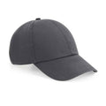 Graphite Grey - Front - Beechfield Unisex Adult 6 Panel Cap