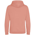 Dusty Pink - Side - Awdis Unisex Adult Cross Neck Hoodie