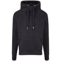 Black Smoke - Back - Awdis Unisex Adult Cross Neck Hoodie