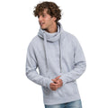 Heather Grey - Pack Shot - Awdis Unisex Adult Cross Neck Hoodie