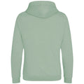 Dusty Green - Side - Awdis Unisex Adult Cross Neck Hoodie