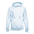 Sky Blue - Front - Awdis Unisex Adult Cross Neck Hoodie