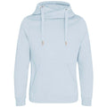 Sky Blue - Back - Awdis Unisex Adult Cross Neck Hoodie