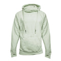 Dusty Green - Front - Awdis Unisex Adult Cross Neck Hoodie