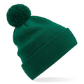 Bottle Green - Front - Beechfield Snowstar Organic Cotton Beanie