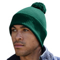 Bottle Green - Back - Beechfield Snowstar Organic Cotton Beanie