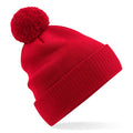 Classic Red - Front - Beechfield Snowstar Organic Cotton Beanie