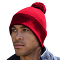 Classic Red - Side - Beechfield Snowstar Organic Cotton Beanie