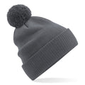 Graphite Grey - Front - Beechfield Snowstar Organic Cotton Beanie