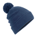 Steel Blue - Front - Beechfield Water Repellent Snowstar Beanie