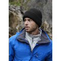 Black - Back - Beechfield Water Repellent Elements Beanie