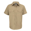 Pebble - Front - Craghoppers Mens Expert Kiwi Short-Sleeved Shirt