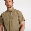 Pebble - Lifestyle - Craghoppers Mens Expert Kiwi Short-Sleeved Shirt