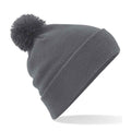 Graphite Grey - Front - Beechfield Unisex Adult Original Pom Pom Beanie