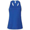 True Royal - Front - Bella + Canvas Womens-Ladies Racerback Tank Top