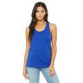 True Royal - Side - Bella + Canvas Womens-Ladies Racerback Tank Top