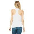 White - Side - Bella + Canvas Womens-Ladies Racerback Tank Top