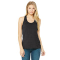 Black - Side - Bella + Canvas Womens-Ladies Racerback Tank Top