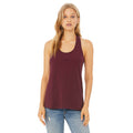 Maroon - Lifestyle - Bella + Canvas Womens-Ladies Racerback Tank Top