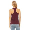 Maroon - Pack Shot - Bella + Canvas Womens-Ladies Racerback Tank Top