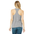 Athletic Heather Grey - Side - Bella + Canvas Womens-Ladies Racerback Tank Top