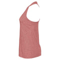 Heather Mauve - Back - Bella + Canvas Womens-Ladies Racerback Tank Top