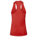 Red - Back - Bella + Canvas Womens-Ladies Racerback Tank Top