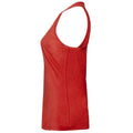 Red - Side - Bella + Canvas Womens-Ladies Racerback Tank Top