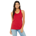 Red - Lifestyle - Bella + Canvas Womens-Ladies Racerback Tank Top