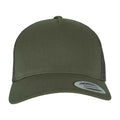 Chocolate Chip-Greyish Brown - Front - Flexfit Retro Trucker Cap