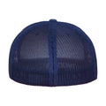 Navy - Back - Flexfit Mesh Trucker Cap