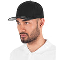 Black - Back - Flexfit Mesh Trucker Cap