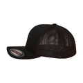 Black - Pack Shot - Flexfit Mesh Trucker Cap